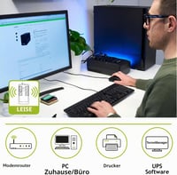 Tecnoware ERA Plus Strip UPS szünetmentes tápegység - 800 VA - 6 Schuko 4