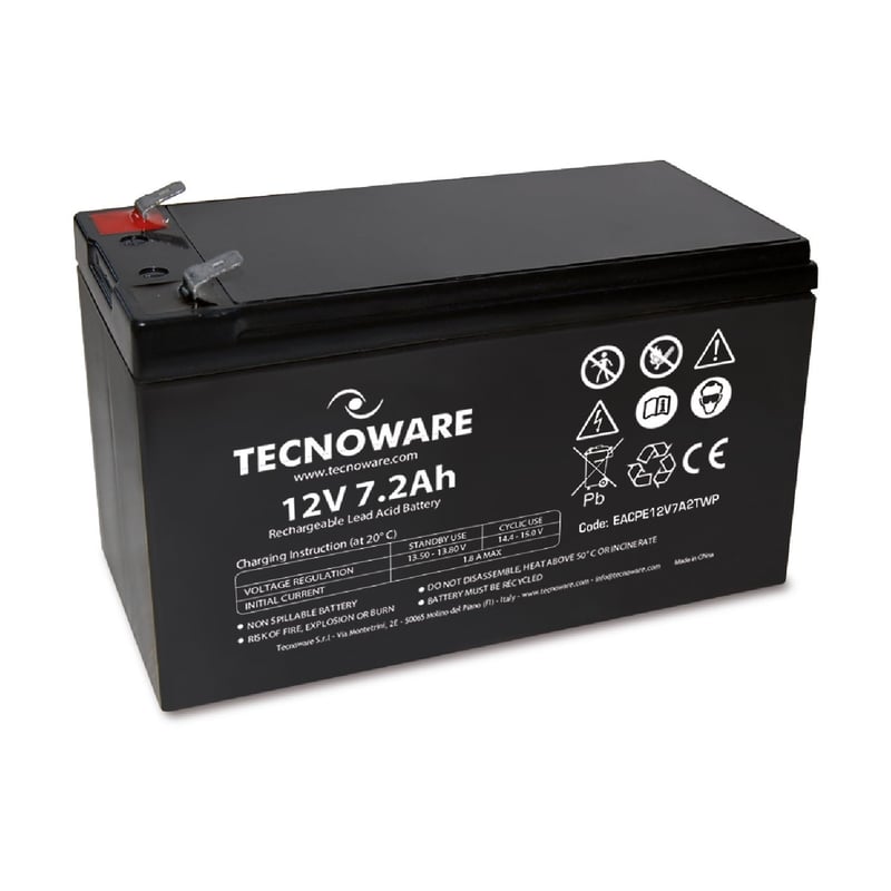 Olovený akumulátor Tecnoware Power Systems – 12 V, 7,2 Ah