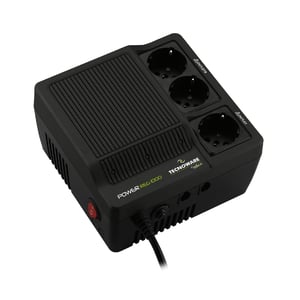Stabilizátor napätia Tecnoware Power Systems PowerReg 1000VA pre modem, router, TV, HiFi systém, tlačiareň, proti kolísaniu napätia