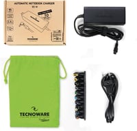 Tecnoware Power Systems univerzális laptop töltő - 95W, fekete, 10 csatlakozóval 5