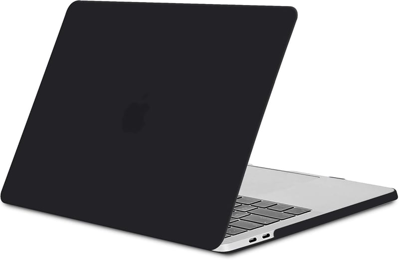 TECOOL MacBook Pro 15" 2016-2019 Tok Touch Bar Fekete Kemény Védőtok