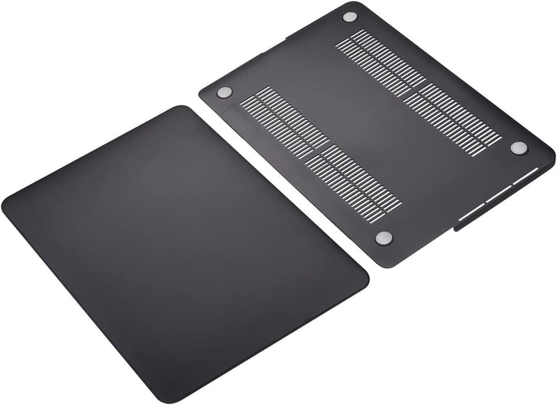 TECOOL MacBook Pro 15" 2016-2019 Tok Touch Bar Fekete Kemény Védőtok