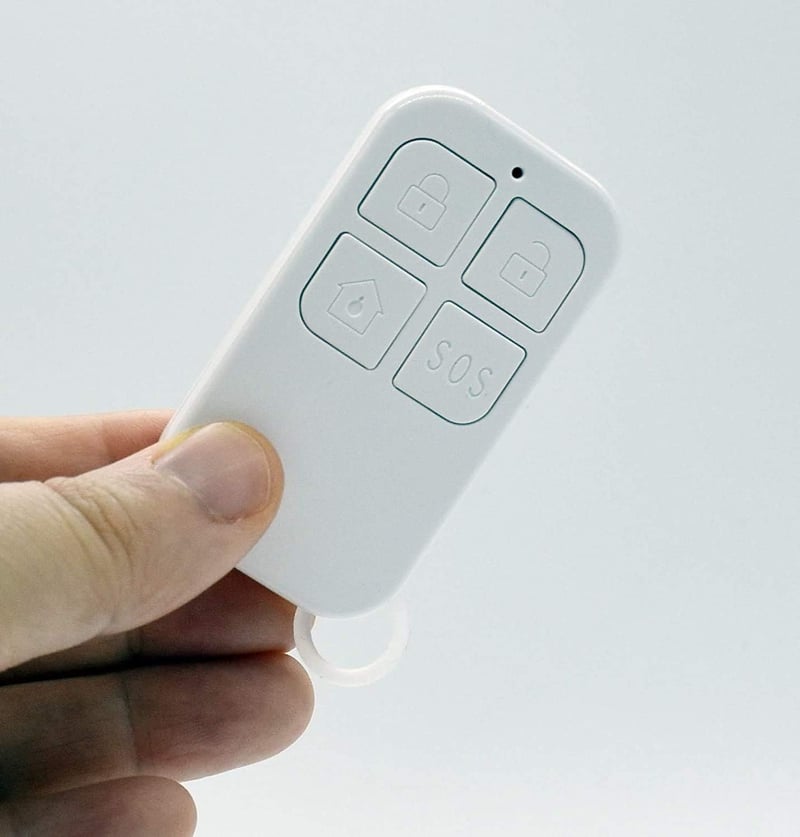 TECPEAK Vezeték Nélküli WiFi/GSM Riasztórendszer - Otthoni és Irodai Biztonság, Okostelefonnal Vezérelhető, Bővíthető Érzékelőkkel, A4-Basic