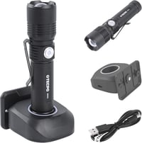 TECPO Torch 600 Lumen LED Zseblámpa 250m Hatótáv 2600mAh Akkumulátor 1