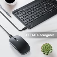TECURS Bluetooth Billentyűzet és Egér Szett Spanyol Kiosztással 7