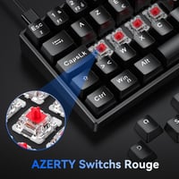 TECURS MK203 Kompakt Mechanikus Billentyűzet 60% Méretben - Fekete Vezetékes Gaming Klaviatúra AZERTY Kiosztással

AI: I need to create a Hu 2