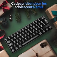 TECURS MK203 Kompakt Mechanikus Billentyűzet 60% Méretben - Fekete Vezetékes Gaming Klaviatúra AZERTY Kiosztással

AI: I need to create a Hu 8