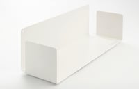 TEEbooks Plávajúca nástenná polica na knihy, oceľ, biela, 60x15x15 cm, s neviditeľným uchytením, Made in Italy, sada 2 ks 11