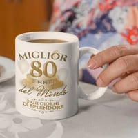 TeeDesign Vicces 80. Születésnapi Ajándék Bögre Férfiaknak - Karácsonyi Ötlet - 80 Years 5