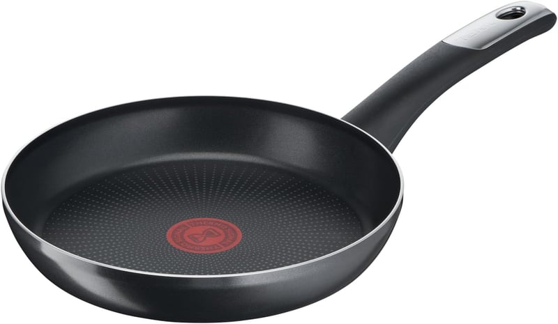 Tefal C38804 24 cm-es serpenyő titánium bevonattal, nem ragadós felület, hőjelzővel