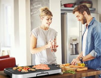 Tefal CB631D Giant Plancha gril pre 12 osôb, XXL grilovacia plocha, nepriľnavý povrch, nastaviteľný termostat, bez oleja, 2300 W, nehrdzavejúca oceľ 7