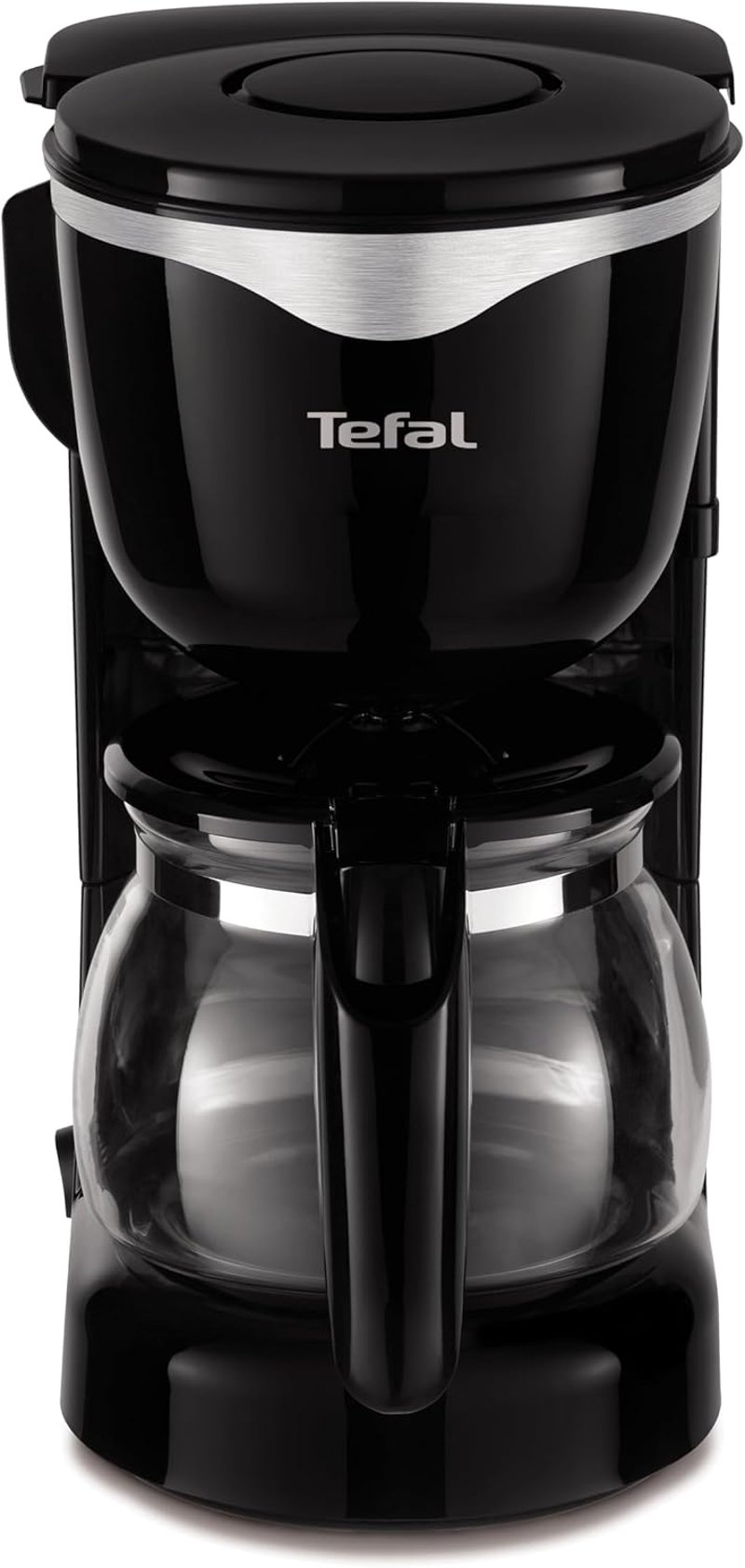 Tefal CM3408 Mini Üveg Kávéfőző 600W 6 Csészés Fekete Rozsdamentes