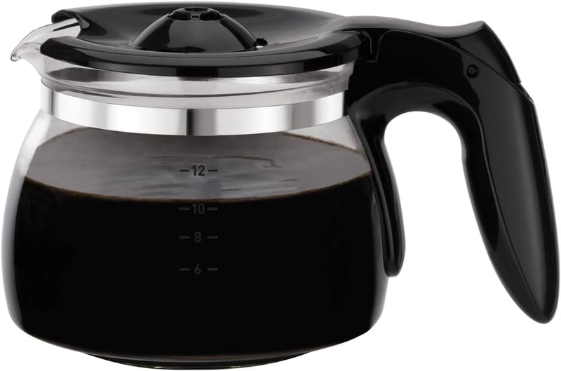 Tefal CM3408 Mini Üveg Kávéfőző 600W 6 Csészés Fekete Rozsdamentes