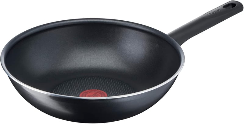 Tefal Day by Day 28 cm wok serpenyő, minden tűzhelyre, nemtapadó bevonat, könnyen tisztítható - Wok 28cm