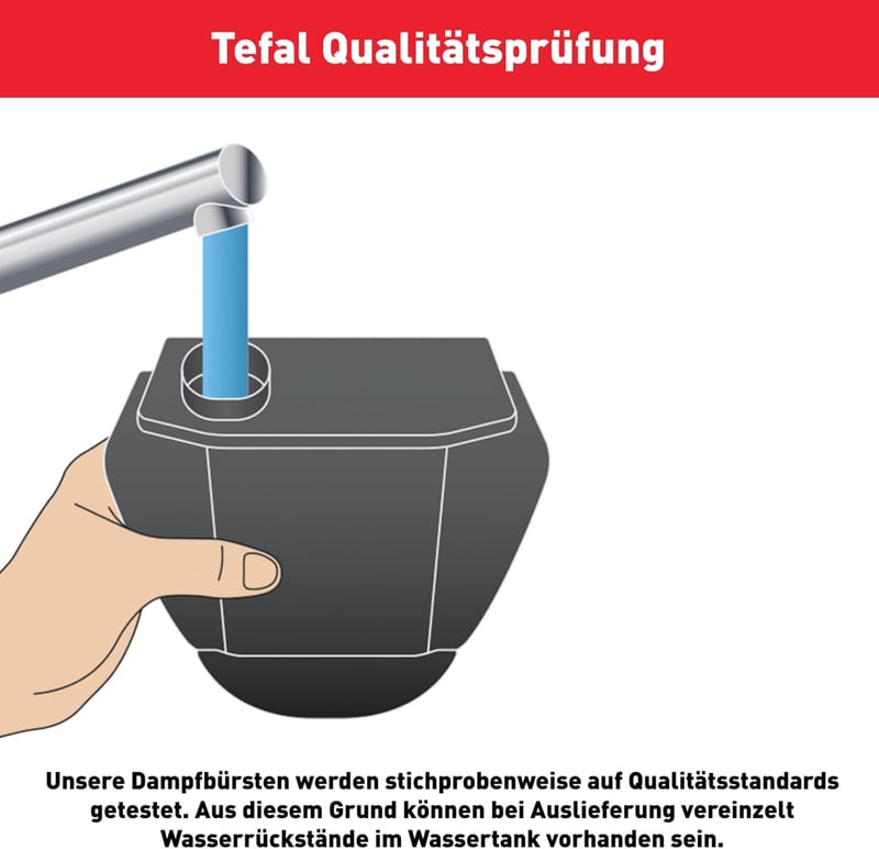 Tefal DT2024 Pure Pop gőzöző kefe 1300W, 70ml tartály, 99,99% vírus- és baktériumirtó
