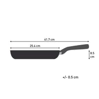 Tefal Duetto On tava za prženje 24 cm, debelo dno za ravnomjernu raspodjelu topline, udobna ručka, za sve vrste štednjaka, nehrđajući čelik, B8660434 7