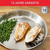 Tefal Duetto On tava za prženje 24 cm, debelo dno za ravnomjernu raspodjelu topline, udobna ručka, za sve vrste štednjaka, nehrđajući čelik, B8660434 5