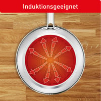 Sada panvíc Tefal Duetto 3 ks, 20, 24, 28 cm s indikátorom teploty na indukciu a všetky typy sporákov 6