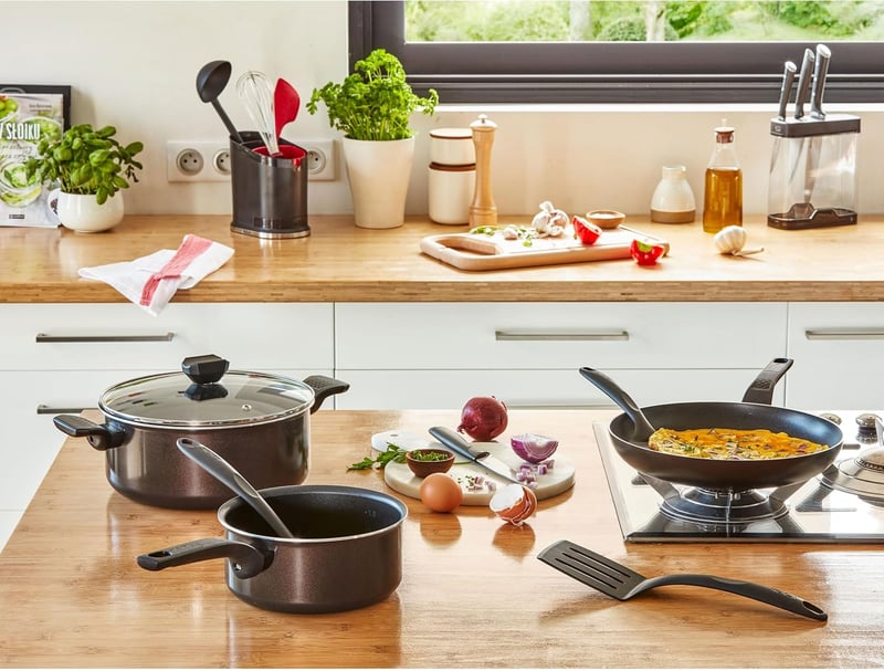 Tefal Easy Cook & Clean 20 cm-es serpenyő, tapadásmentes bevonattal és hőjelzővel - 20 cm, Frying pan