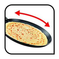 Panvica na palacinky Tefal Easy Cook & Clean 25 cm, nepriľnavý povrch, Thermo-Signal, nie je vhodná na indukciu, čierna, B5550933 7