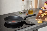 Tefal Easy Cook & Clean tava 24 cm, Titanium neprianjajući premaz, Thermo-Signal indikator topline, aluminij, crna, Made in France, B5550433 5