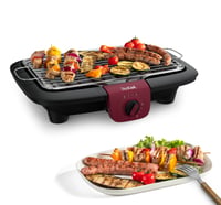 Tefal Easygrill Adjust BG90E5 elektromos asztali grill, 2300 W, 870 cm² - fekete/burgundi 1