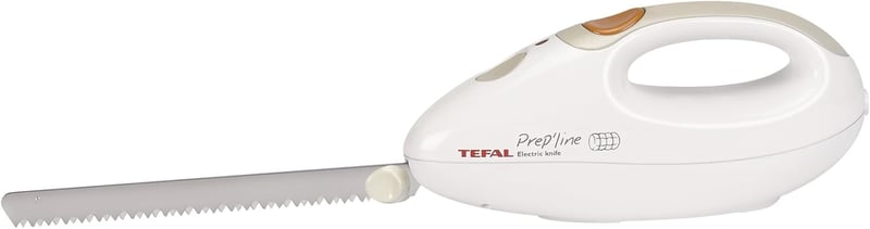 Tefal elektromos kés 100W rozsdamentes pengével fagyott élelmiszerekhez fehér