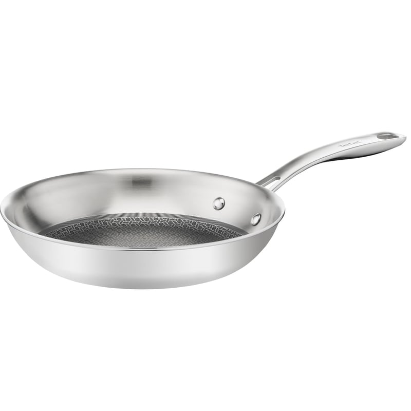 Tefal Eternal Mesh Bratpfanne serpenyő 28 cm, indukciós, karcálló Mesh bevonat, minden tűzhelytípushoz, háromrétegű, E49706