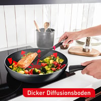 Tefal Hard Titanium Essential 28 cm-es serpenyő, tapadásmentes bevonattal, hőjelzővel 4