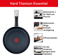 Tefal Hard Titanium Essential 28 cm-es serpenyő, tapadásmentes bevonattal, hőjelzővel 2