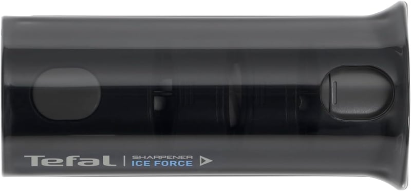 Tefal Ice Force 3 fokozatú kés élezőgép, rozsdamentes acél késekhez, kerámia csiszolókorong, fekete - knife sharpener