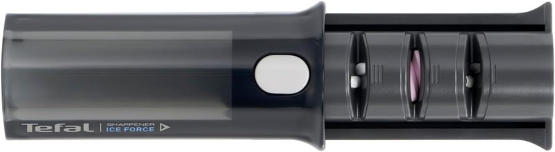 Tefal Ice Force 3 fokozatú kés élezőgép, rozsdamentes acél késekhez, kerámia csiszolókorong, fekete - knife sharpener