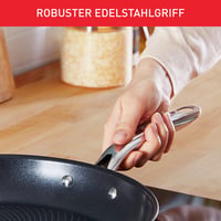 Tigaie cu inducție Tefal Infinite H81507, 30 cm, înveliș antiaderent, indicator Thermo-Signal, oțel inoxidabil premium, compatibilă cu toate sursele de căldură 5