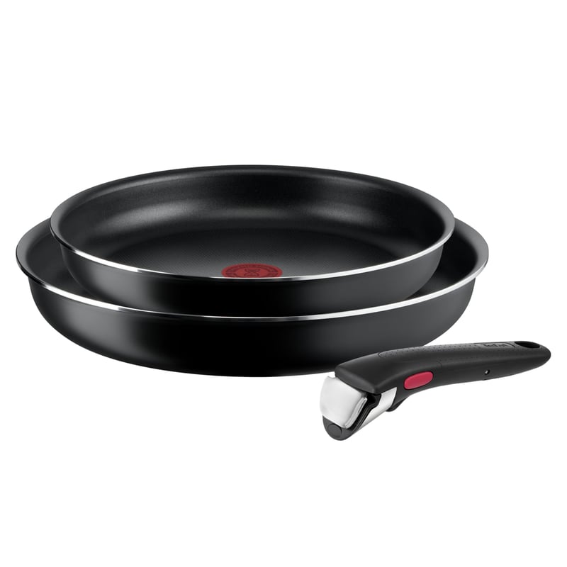 Sada panvíc Tefal Ingenio Easy On L15993, 3-dielna, s odnímateľnou rukoväťou, 24/28 cm, stohovateľná, nepriľnavý povrch