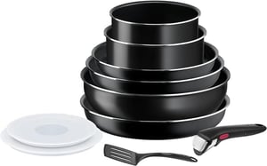 Tefal Ingenio Easy On L1599802 set posuđa od 10 dijelova – Neprianjajući, složiv, periv u perilici posuđa, 22/24/26 cm