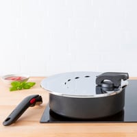 Capac din oțel inoxidabil Tefal Ingenio L98298 20-28 cm, anti-stropire, reglabil, stivuibil, compatibil cu mașina de spălat vase 4