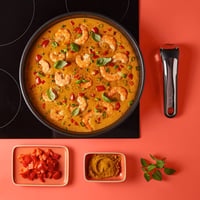 Tefal Ingenio Preference L9730602 Složiva tava od nehrđajućeg čelika 28 cm, indukcija, neprianjajući sloj, indikator temperature 5