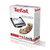 Grătar electric și sandwich maker Tefal Inicio GC241D 2000W cu plăci antiaderente, pentru friptură, panini, legume, oțel inoxidabil, negru, 36.3x10.8x33.2 cm 10