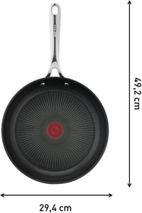 Tefal Jamie Oliver 28 cm-es serpenyő indukciós, rozsdamentes, nem tapad felület - 2-28 cm 7