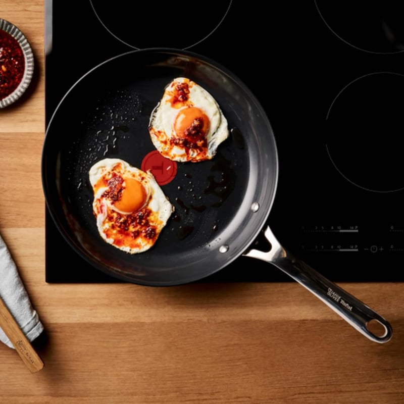 Tefal Jamie Oliver 28 cm rozsdamentes serpenyő kerámia bevonattal