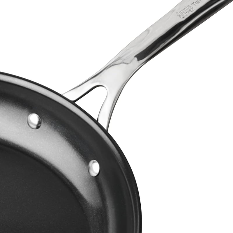 Tefal Jamie Oliver 28 cm rozsdamentes serpenyő kerámia bevonattal