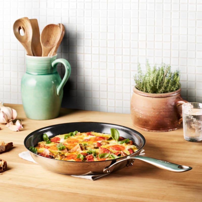 Tefal Jamie Oliver 28 cm rozsdamentes serpenyő kerámia bevonattal