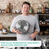 Set tava Tefal Jamie Oliver Cook's Direct On 20/24/28 cm, neprianjajuće, za indukciju, pogodno za pećnicu, ručka od nehrđajućeg čelika, E304S344 5
