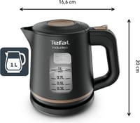 Tefal KI5338 Includeo 1 literes vízforraló 2400W 360° forgótalp szűrővel 2