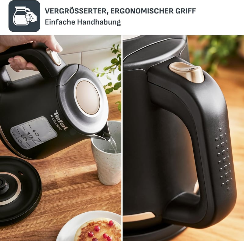 Tefal KI5338 Includeo 1 literes vízforraló 2400W 360° forgótalp szűrővel