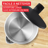Tefal KO1408E0 Thermo Protect elektromos vízforraló, 1500 W, 1,5 l - fekete 5