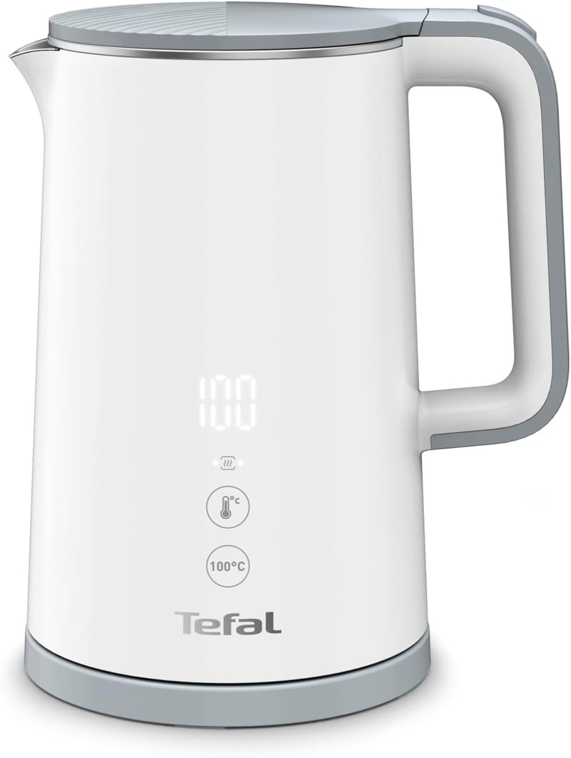 Tefal KO6931 Sense Digitális Vízforraló 1,5L, 5 Hőfok, 30 Perc Melegítés
