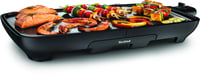 Elektrický stolný gril Tefal Malaga Plancha CB501812, 2000 W, extra veľká grilovacia plocha, plynulý termostat, nepriľnavý povrch, Thermo-Spot, s odkvapkávaním tuku, pre 6–8 osôb, čierny 1