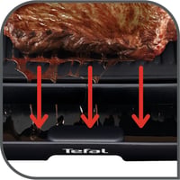 Elektrický stolný gril Tefal Malaga TG3918 2000W, nepriľnavá grilovacia doska, pre 6-8 osôb, čierny 4