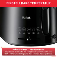Friteuză Tefal Maxi Fry FF1078 - Tehnologie Cool Wall, capacitate 1,2 kg, mâner pliabil, termostat 150-190°C, negru 5